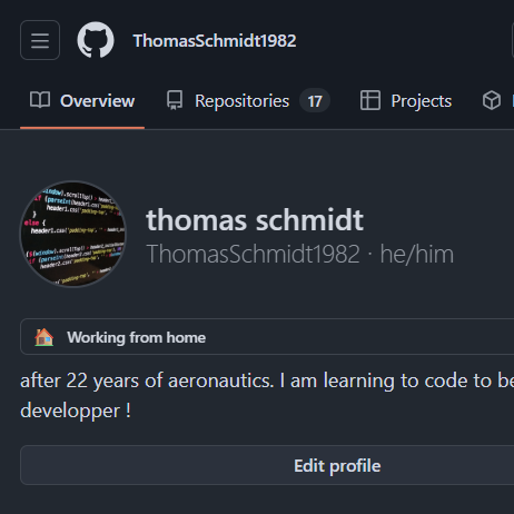 le github de thomas schmidt